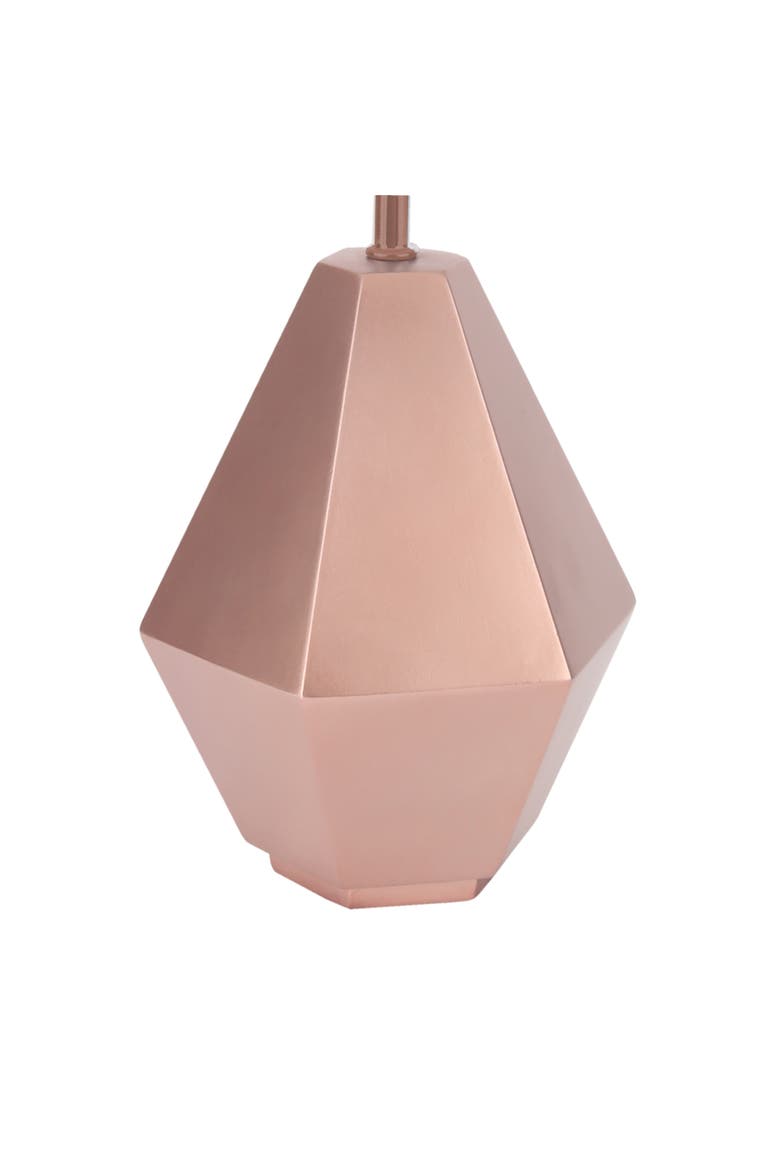 Modern Hexagon Nursery Lamp with Shade & Bulb, Alternate, color, Pink