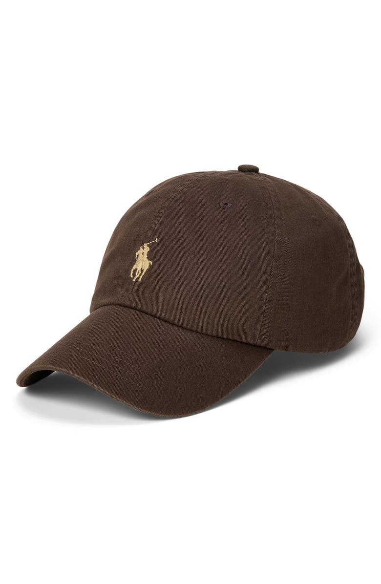 Polo Ralph Lauren The Iconic Chino Adjustable Baseball Cap, Main, color,