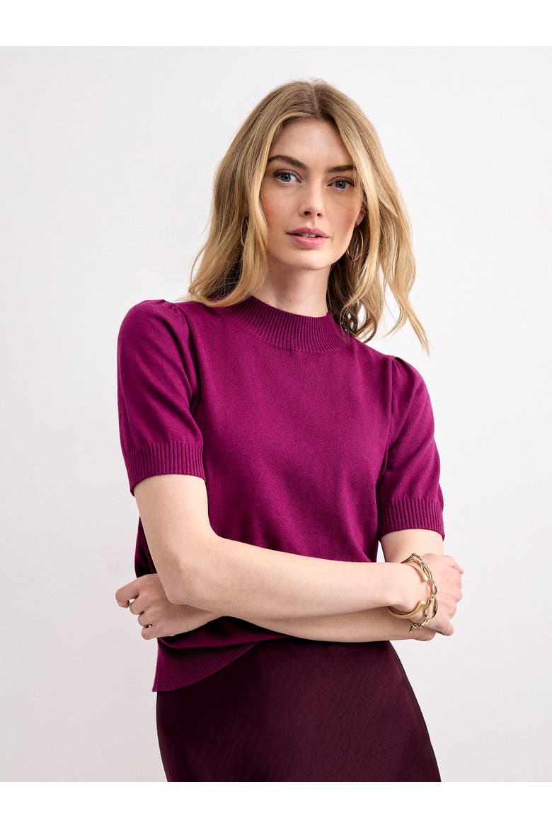 Charmaine Mock Neck Jumper, Main, color, Pink