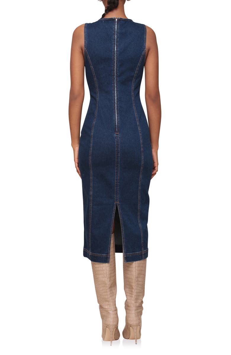 Avec Les Filles Sleeveless Denim Midi Dress | Nordstromrack Avec Les Filles Sleeveless Denim Midi Dress | Nordstromrack