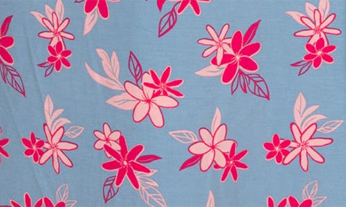 Coco Moon Tiare Breeze Robe In Blue/pink