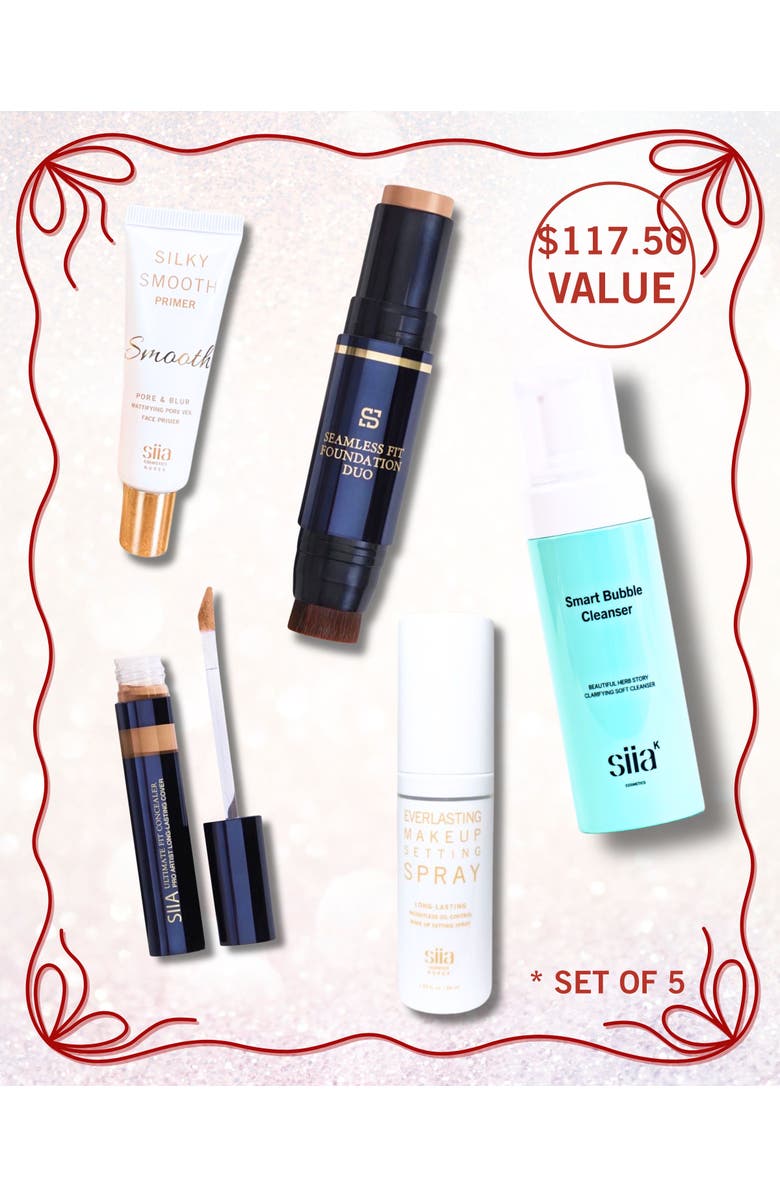 Siia Cosmetics 5-Pc. Perfect Base Collection, Alternate, color, Hazelnut