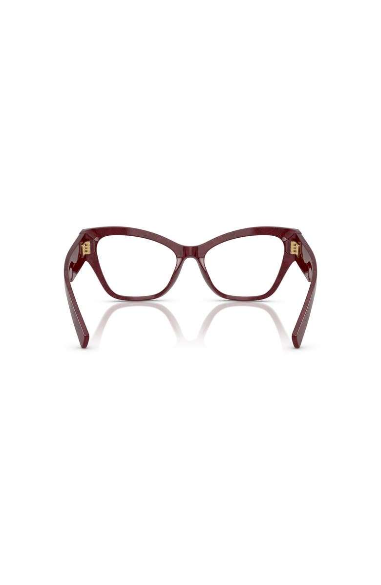 Dolce&Gabbana 54mm Butterfly optical glasses, Alternate, color, Multicolor