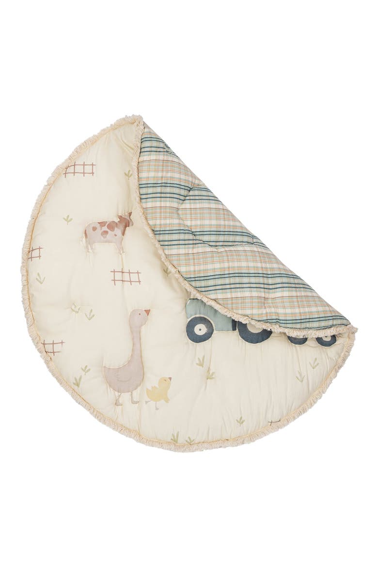 Quilted Cotton Baby Playmat, Alternate, color, BEIGE