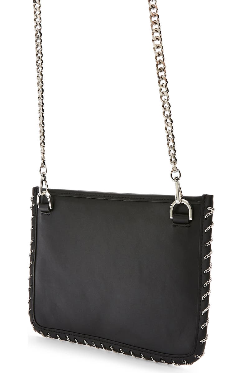 Topshop Mia Leather Crossbody Bag, Alternate, color,