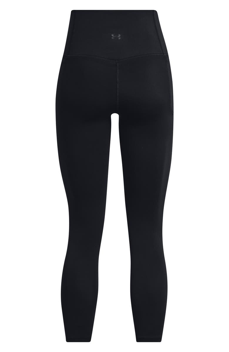 Under Armour Meridian Ultra Ankle Leggings, Alternate, color, Black / / Black