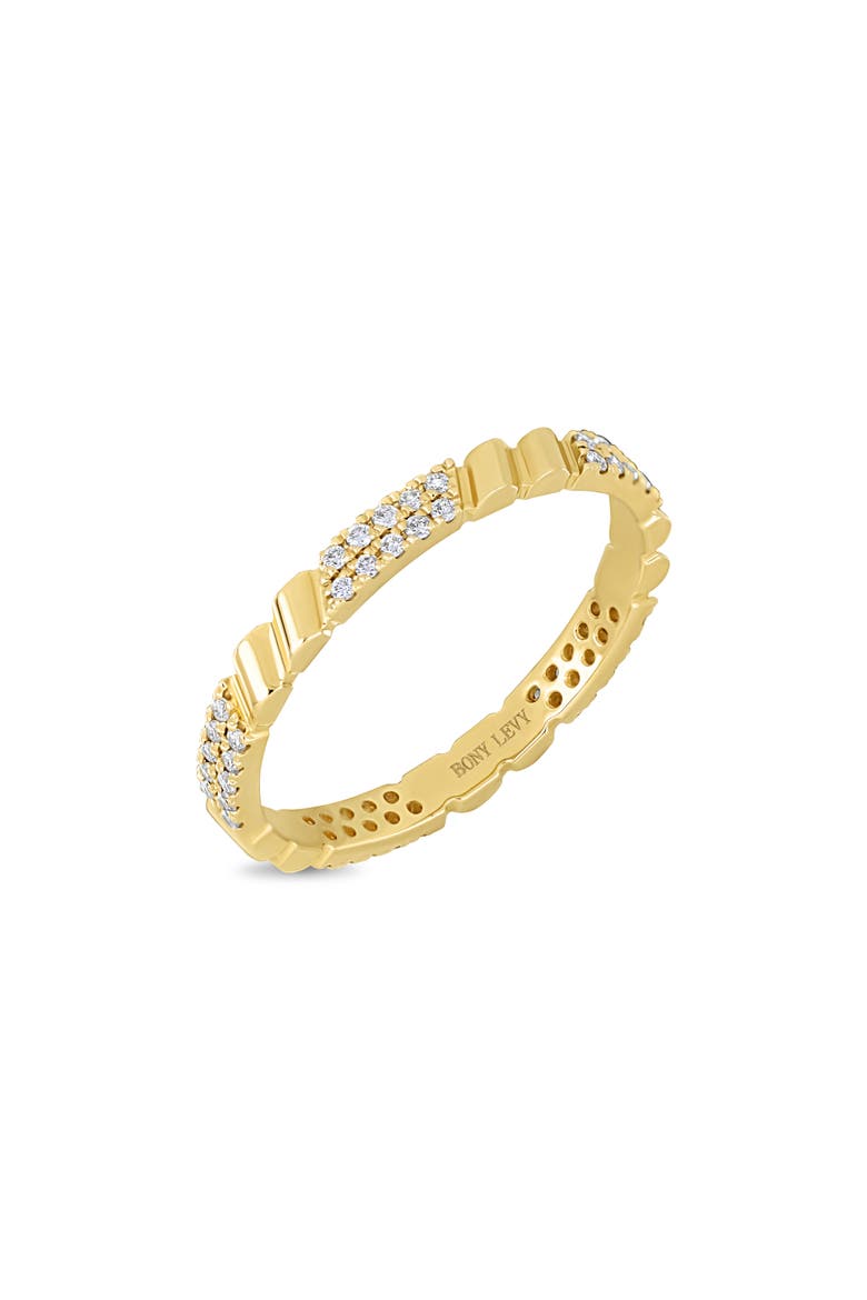 Cleo Diamond Eternity Ring, Main, color, 18KY GOLD