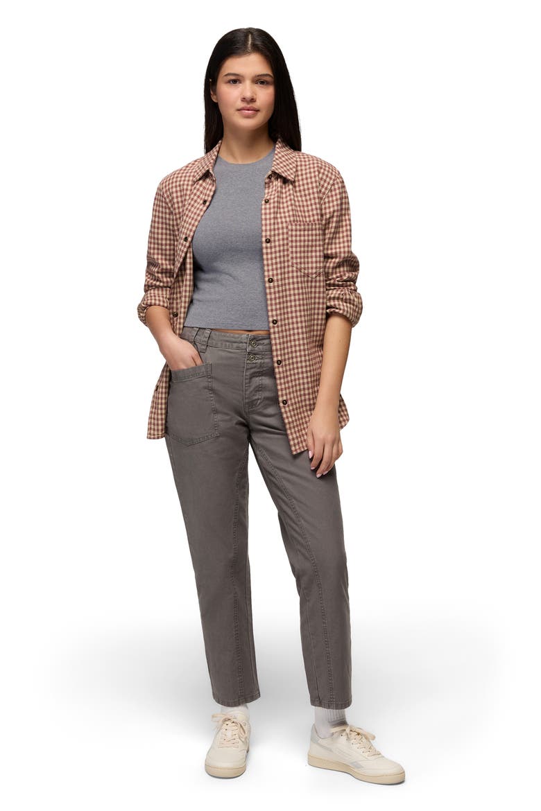 Golden Canyon Organic Cotton Flannel Shirt, Alternate, color, NEWBERRY