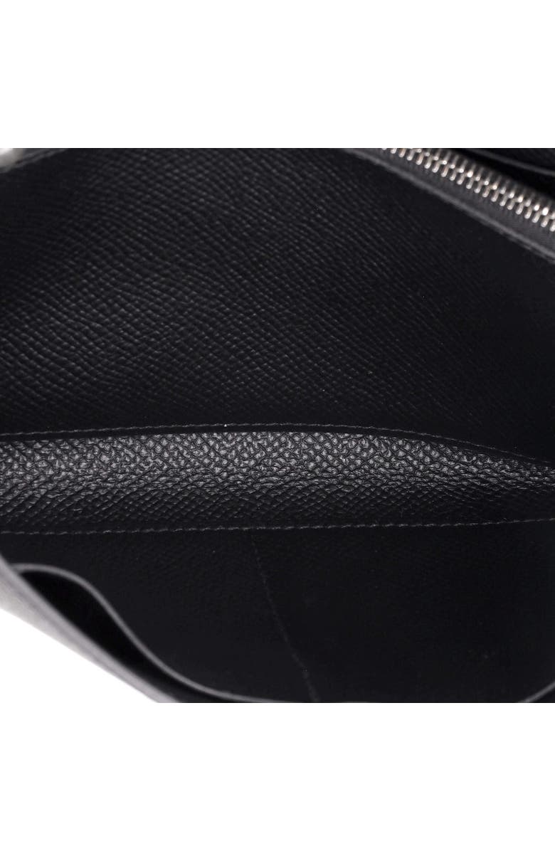 Pre-Owned Hermes Kelly To Go Wallet Epsom, Alternate, color, Noir