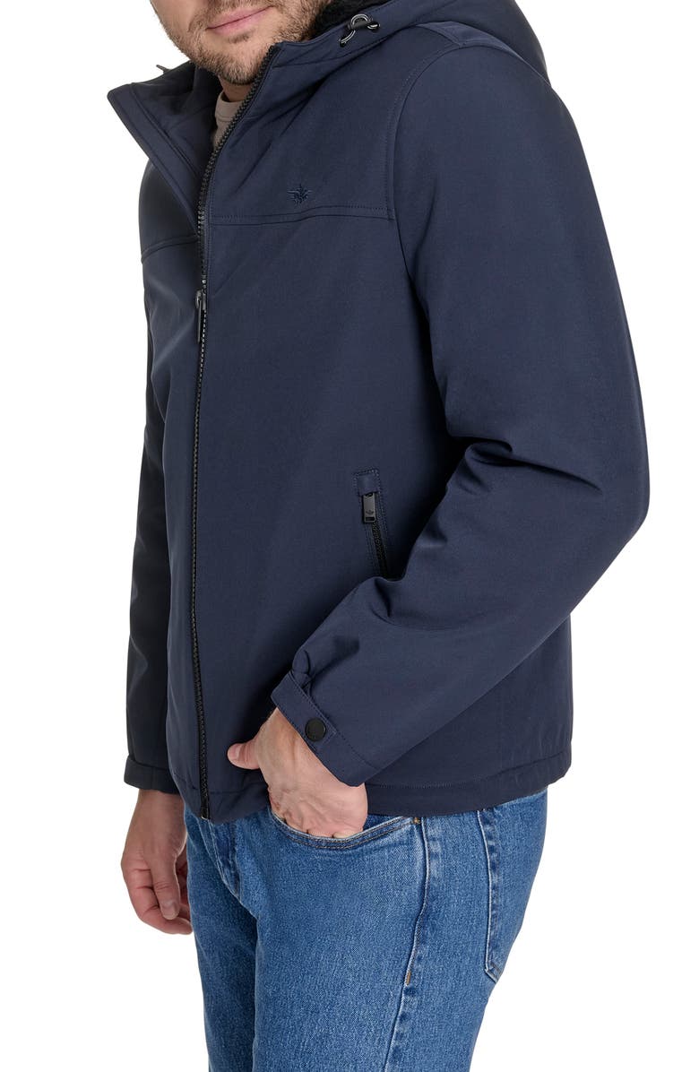 Dockers<sup>®</sup> Fleece Lined Soft Shell Jacket, Alternate, color, Midnight