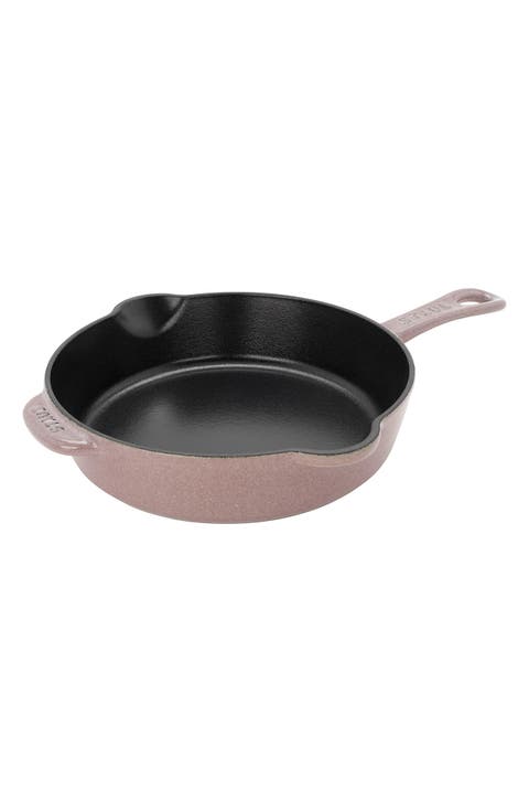 8.5-Inch Enameled Cast Iron Traditional Deep Skillet