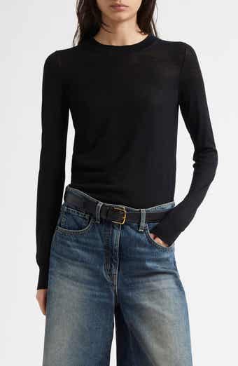 Nili Lotan Dixon Crewneck Merino Wool & Cashmere Sweater