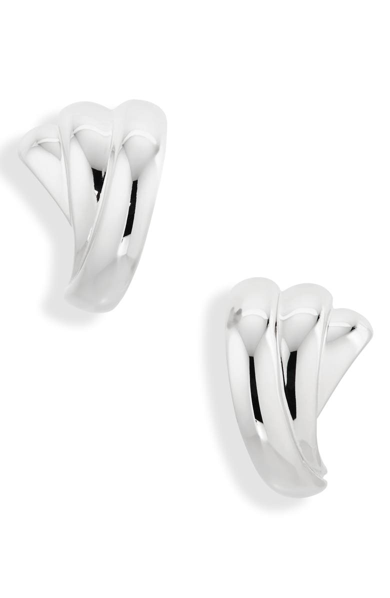 Lié Studio The Magda Stud Earrings, Main, color, Silver