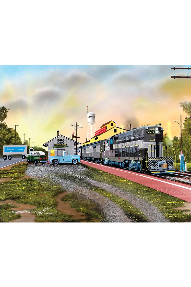 Brownsburg Depot 1000 piece Jigsaw Puzzle for Adults, Alternate, color, Multicolor