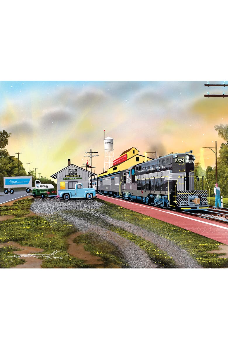 Sunsout Brownsburg Depot 1000 piece Jigsaw Puzzle for Adults, Alternate, color, Multicolor