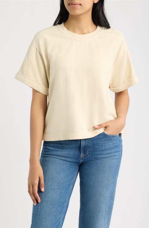 Brie Boxy Short Sleeve Sweatshirt