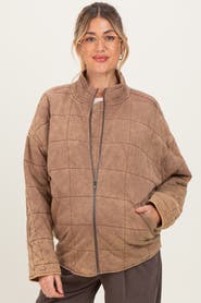 PinkBlush Quilted Oversized Jacket