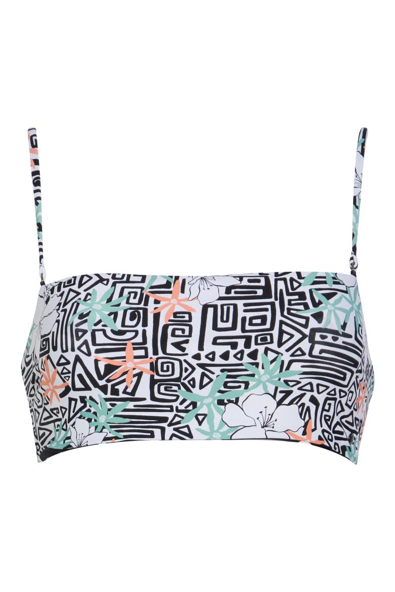 Sol Rebel Reversible Bandeau Bikini Top, Alternate, color, SOFT WHITE