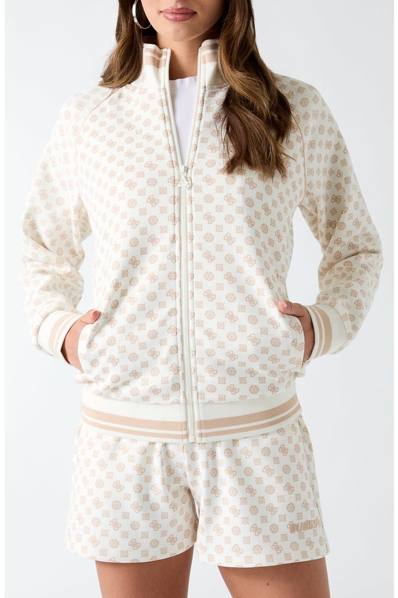 Aggie Full Zip Sweatshirt, Main, color, CREAM