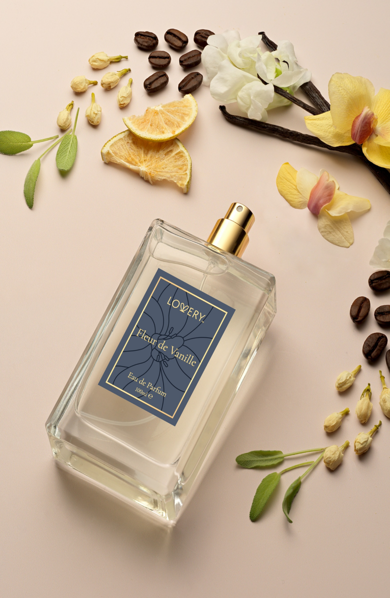 Lovery Fleur de Vanille Eau de Parfum, Made in France, 3.4 oz, Alternate, color, Black, Gold, Cream, Beige