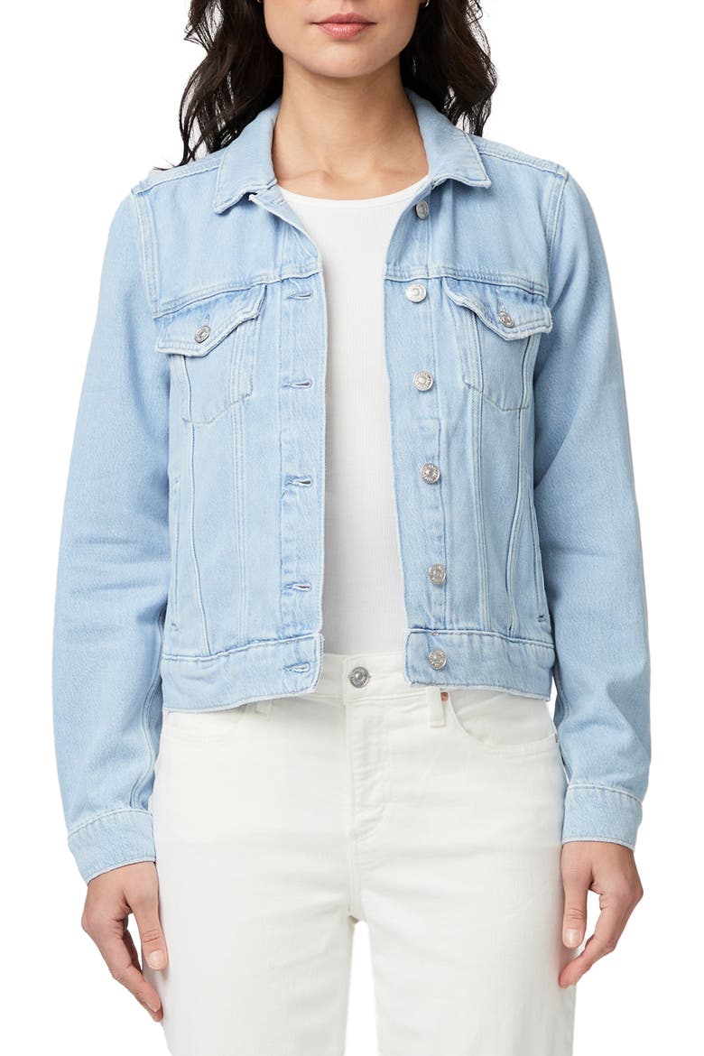 Rowan Frayed Back Yoke Denim Jacket, Main, color, COLMAR DISTRESSED