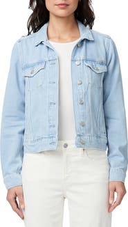 PAIGE Rowan Frayed Back Yoke Denim Jacket