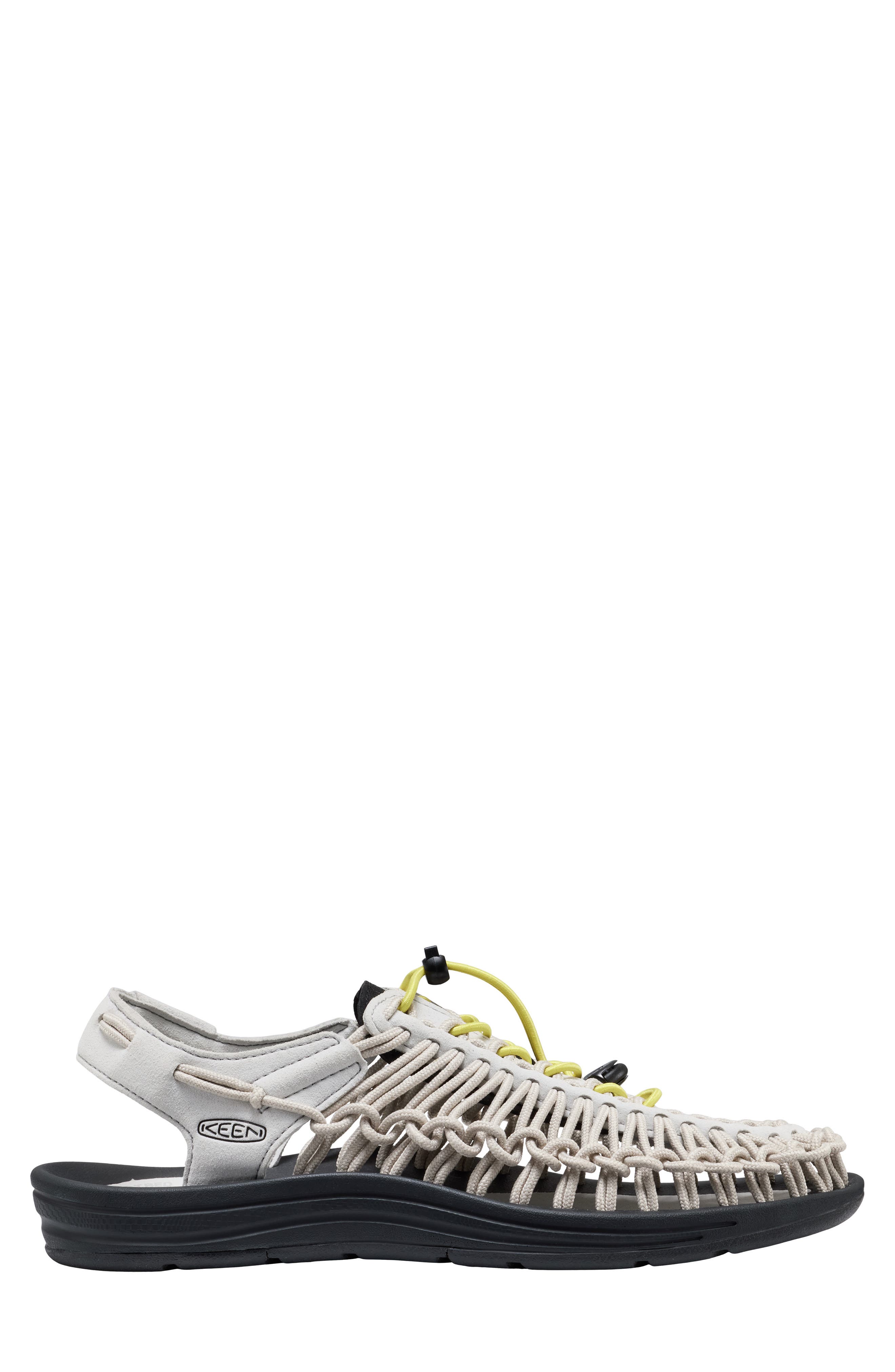 Uneek Slingback Drawcord Sandal, Alternate, color, VAPOR/ CREAM GOLD