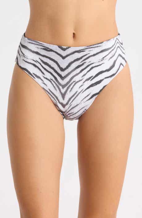 Matte High Waist Swim Bottoms