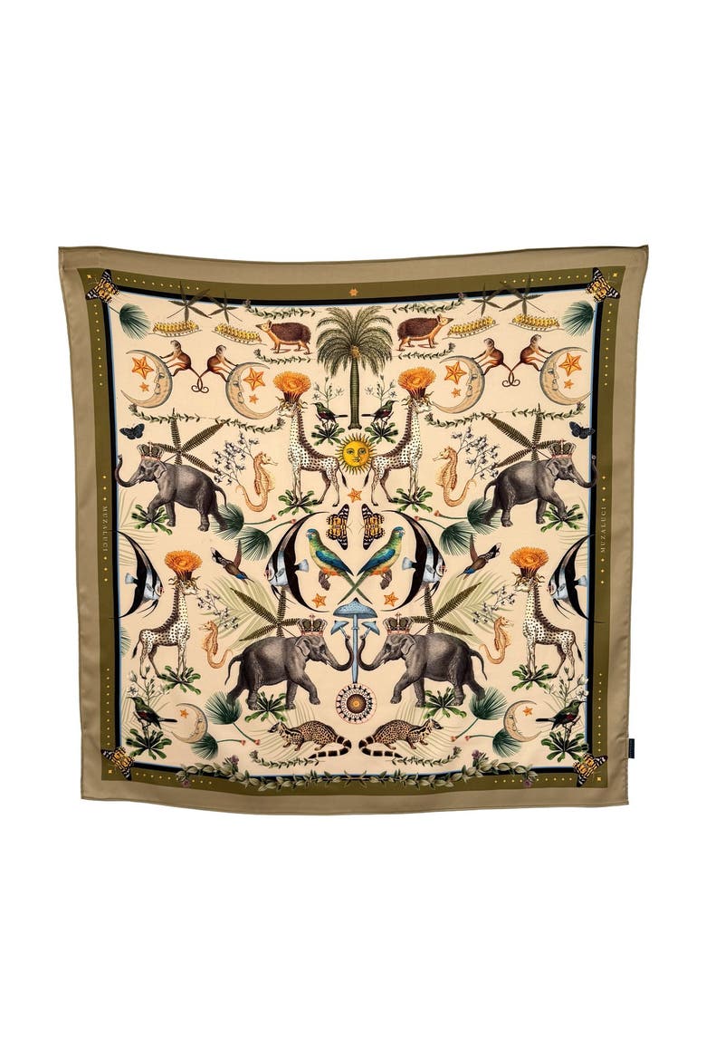 Scarf Circus, Main, color, Green