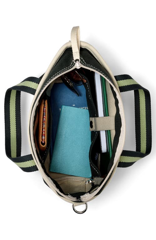 Lands' End Zip Top Canvas Tote Bag In Neutral