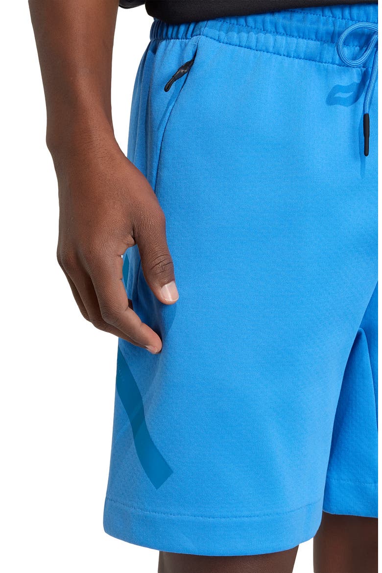 Z.N.E. Knit Drawstring Shorts, Alternate, color, RAY BLUE