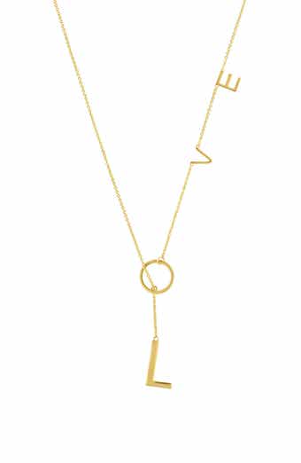Adjustable Love Lariat Necklace