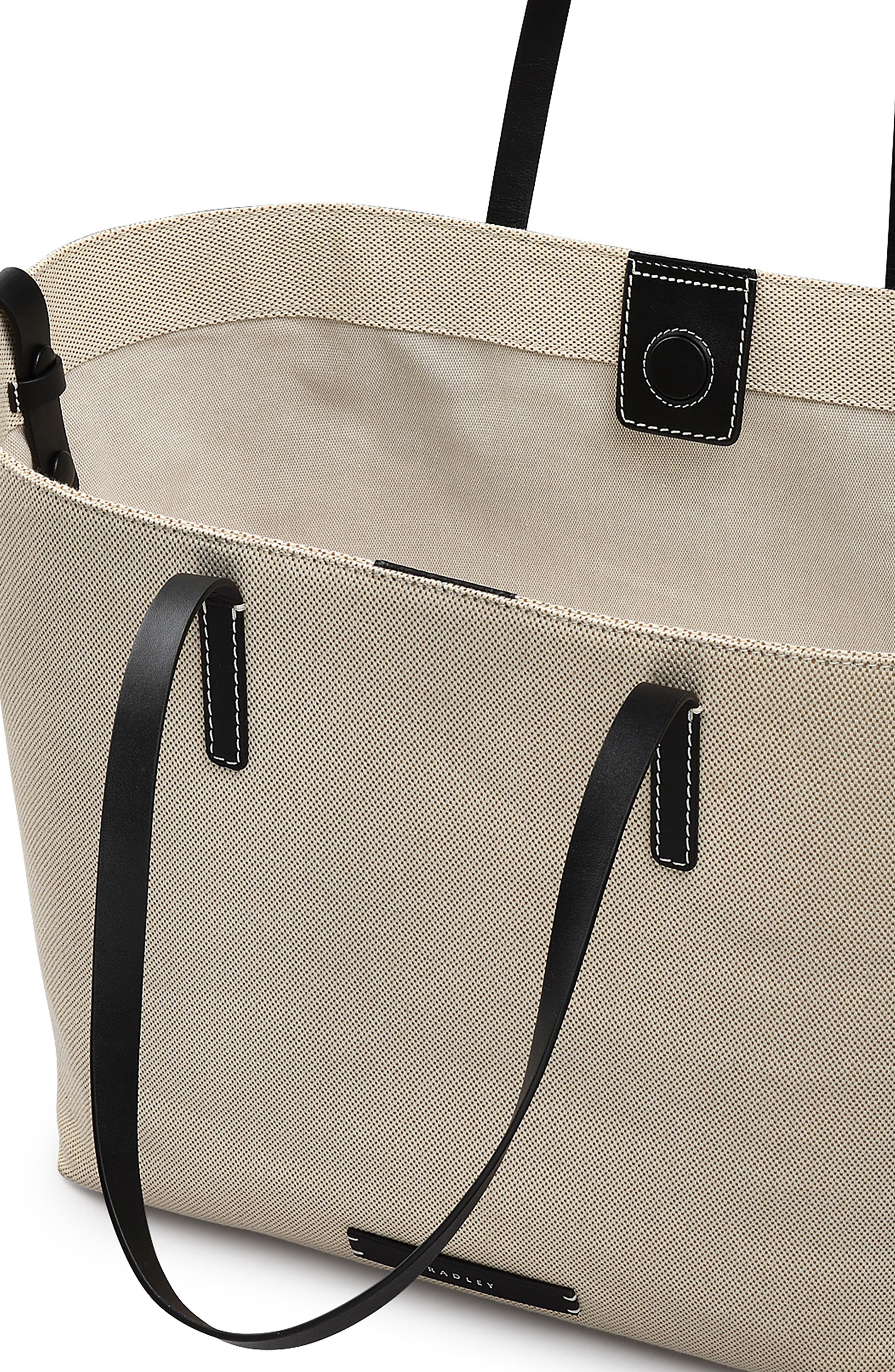 Radley Dukes Place Canvas Tote Bag & Pouch, Alternate, color, 