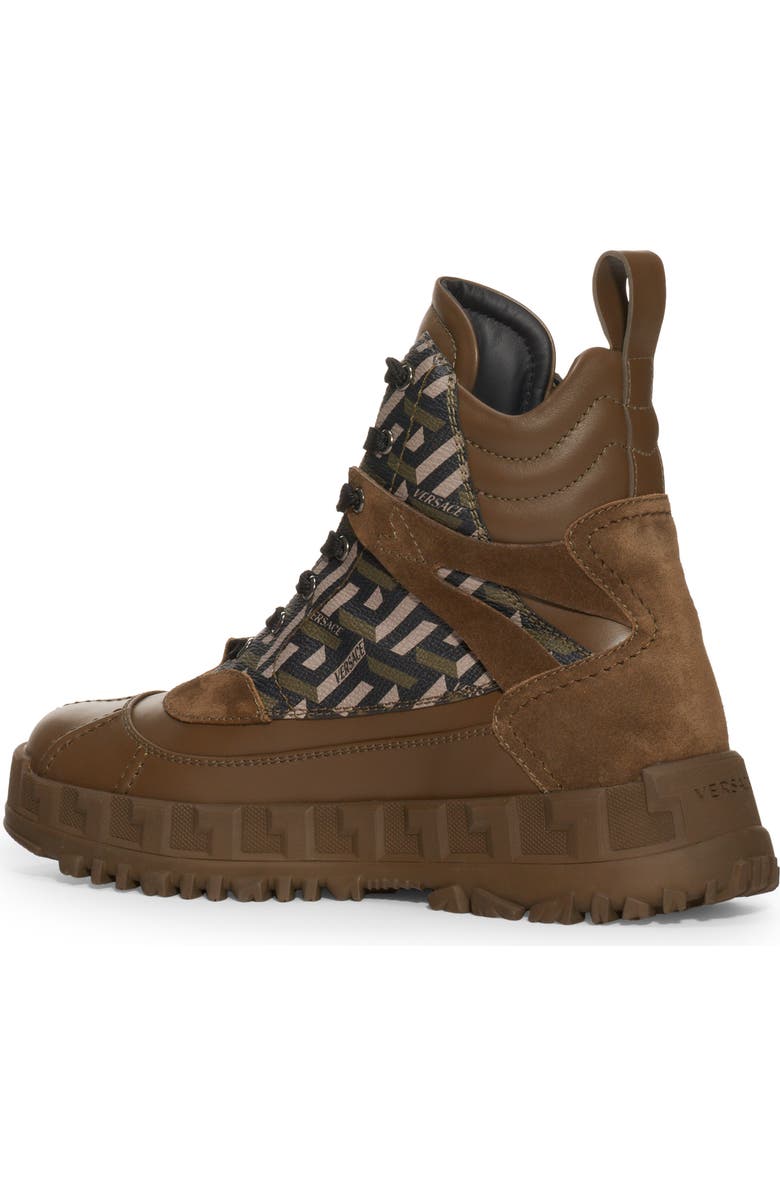 Versace Greca Rhegis Duck Boot, Alternate, color,