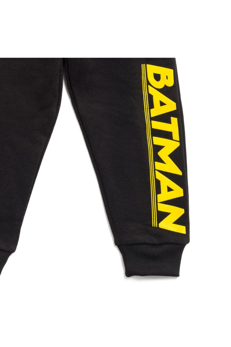 Justice League Batman Fleece Hoodie and Pants Set, Alternate, color, Batman Grey Black