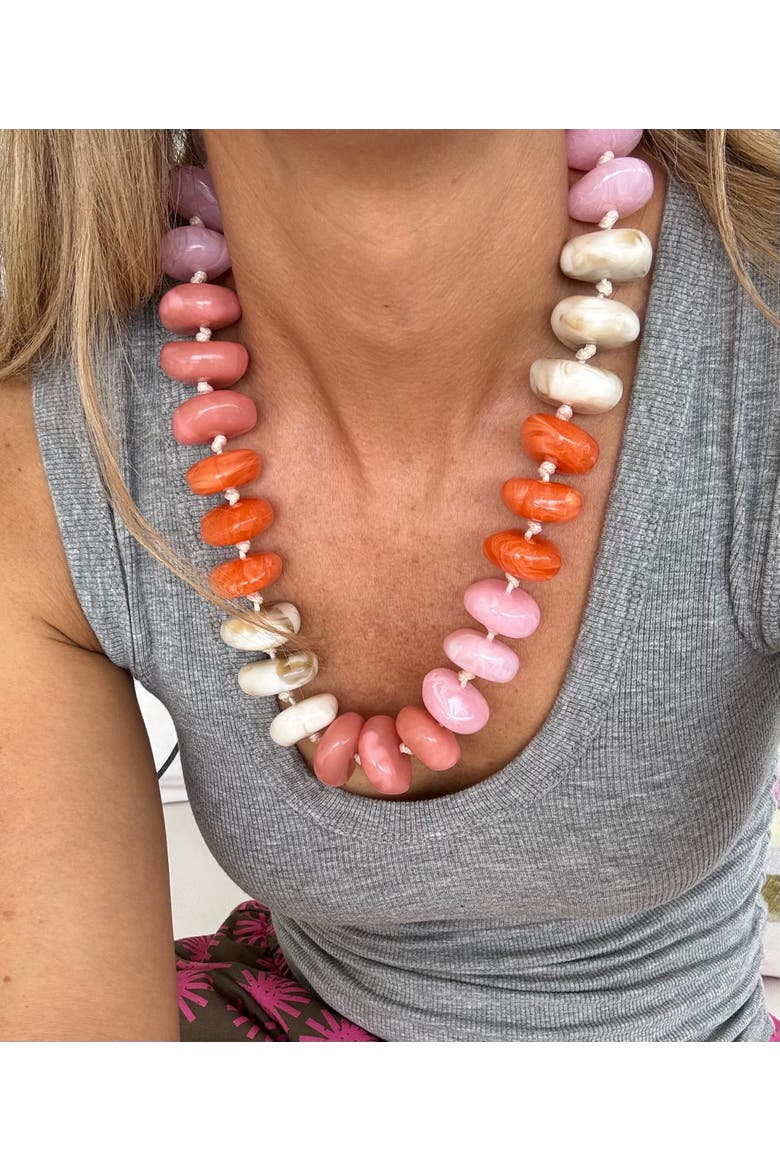 Coral Sands Necklace, Alternate, color, Coral
