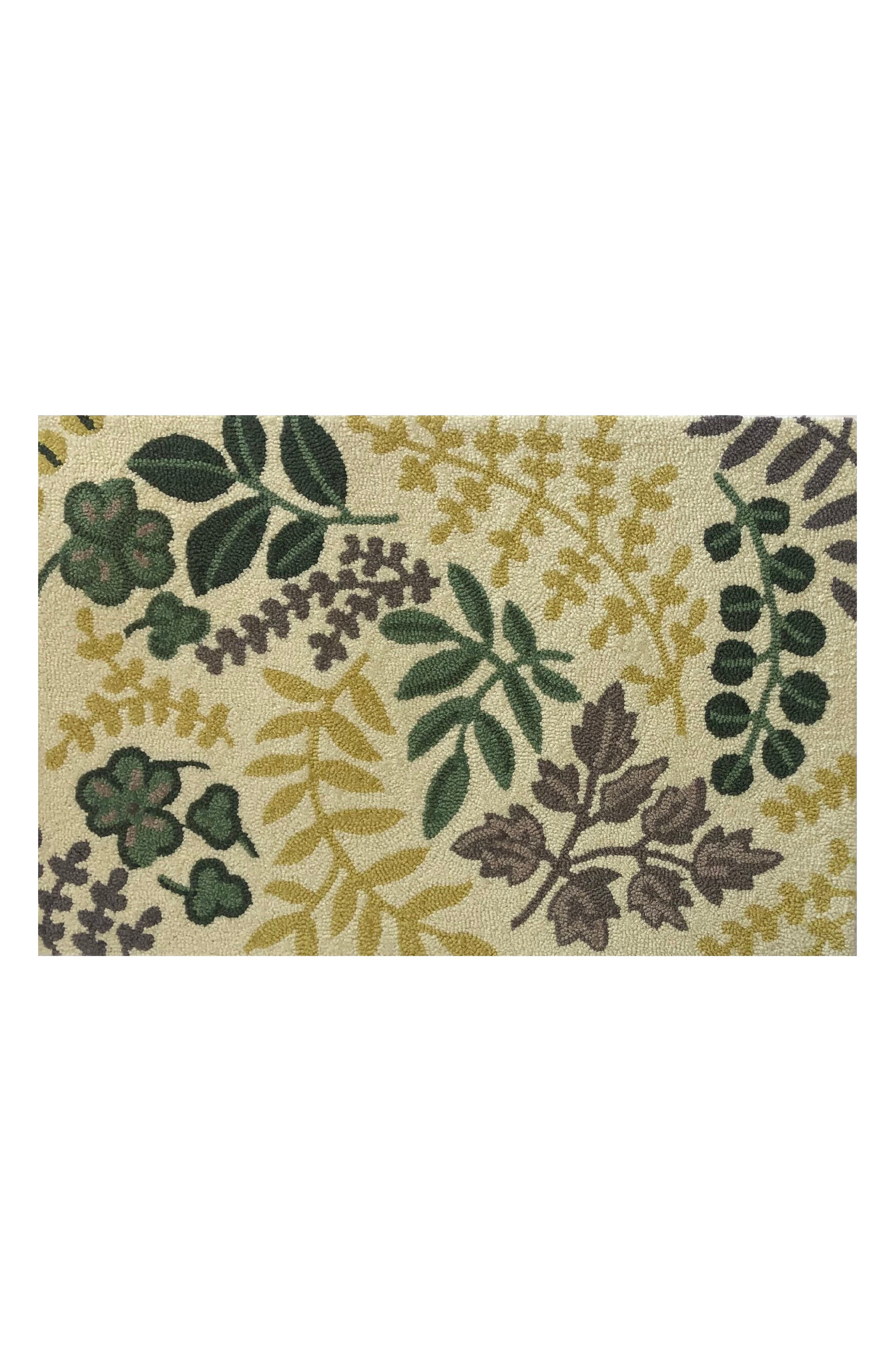 R16 HOME Lucky Fern Floral Doormat