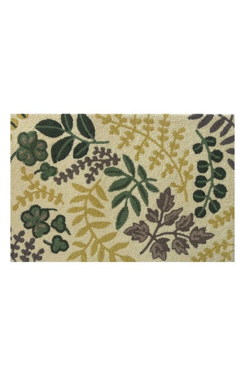 Lucky Fern Floral Doormat