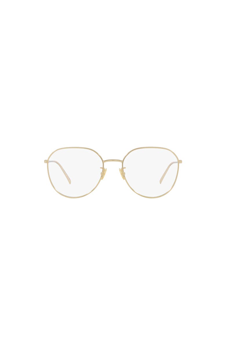 53mm Round optical glasses, Alternate, color, Gold
