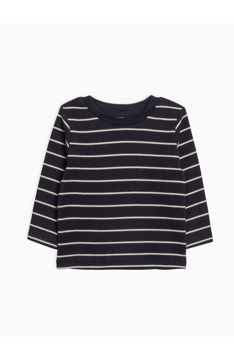 Colored Organics Organic Cotton Turk Long Sleeve Crew, Main, color, Kade Stripe / Navy