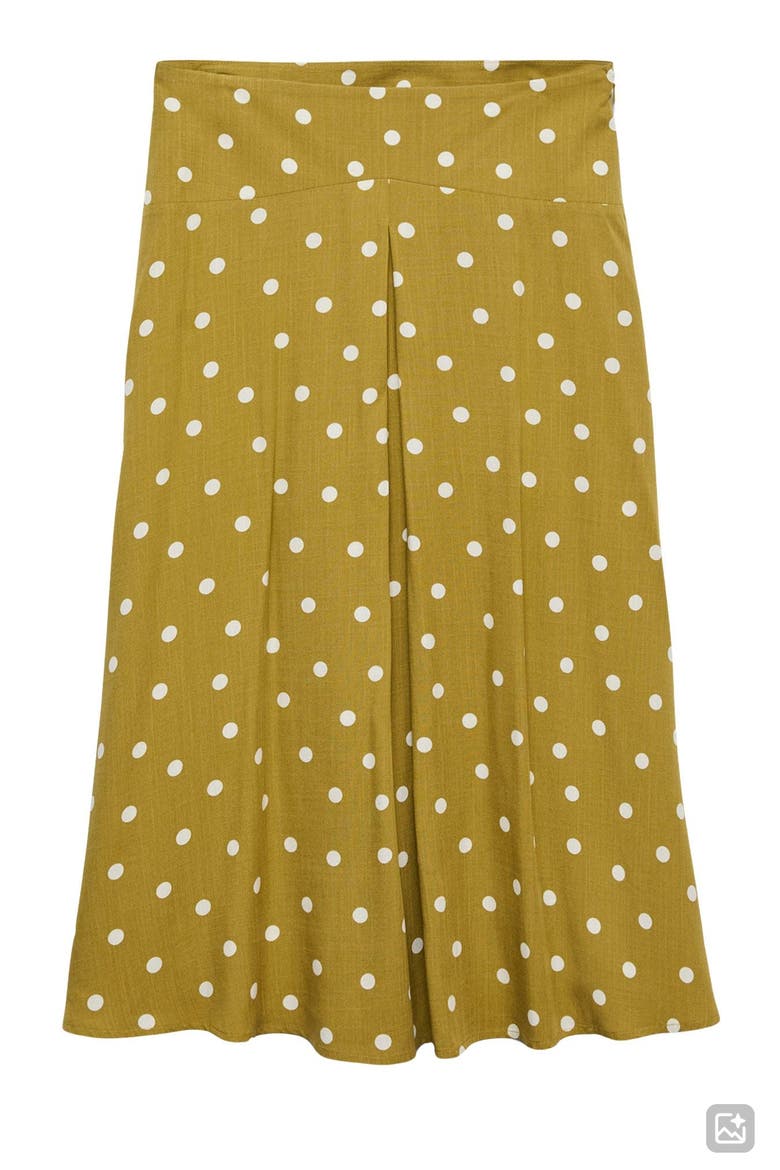 Kora Polka Dot Midi Skirt, Alternate, color, WILLOW DOTS