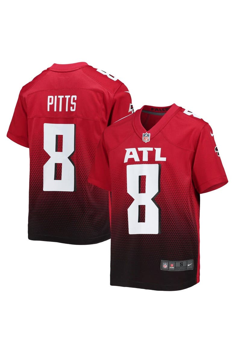 Youth Nike Kyle Pitts Red Atlanta Falcons Game Jersey, Main, color, Red
