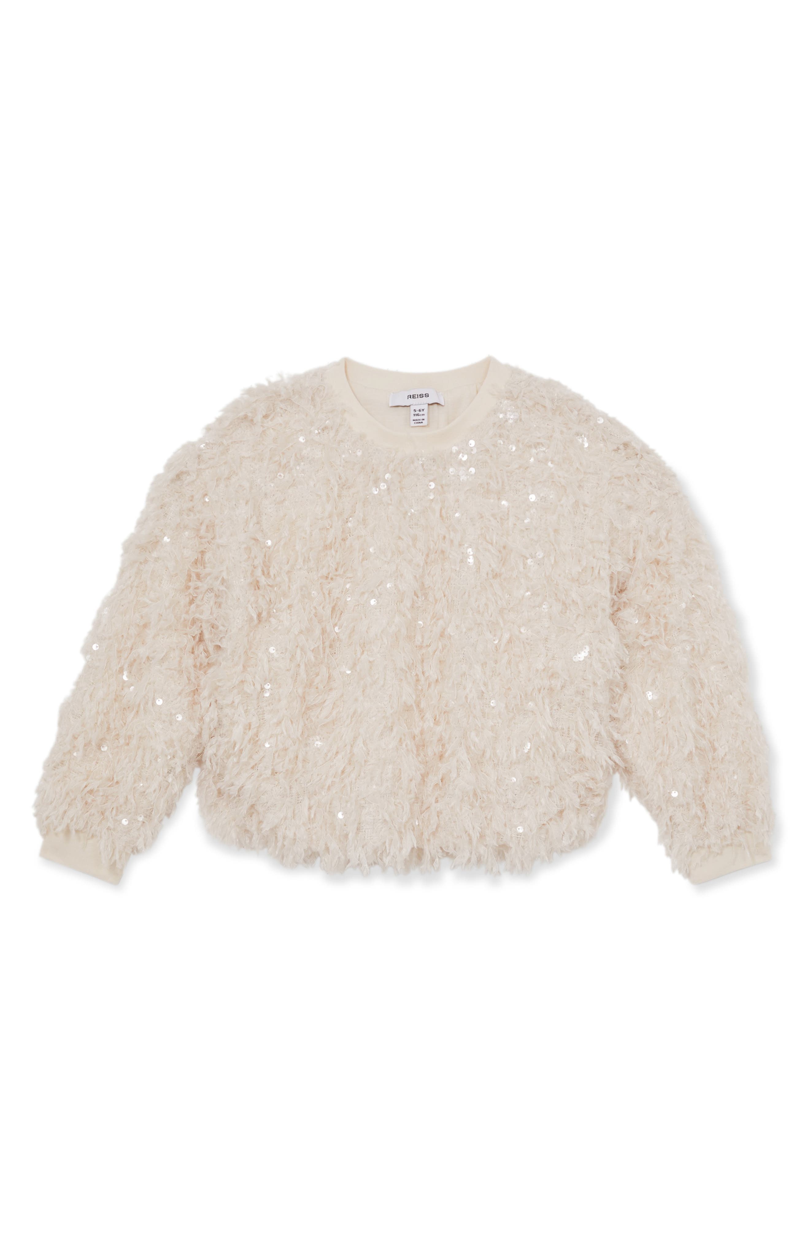Kids' Roxy Sequin Fringe Sweater
