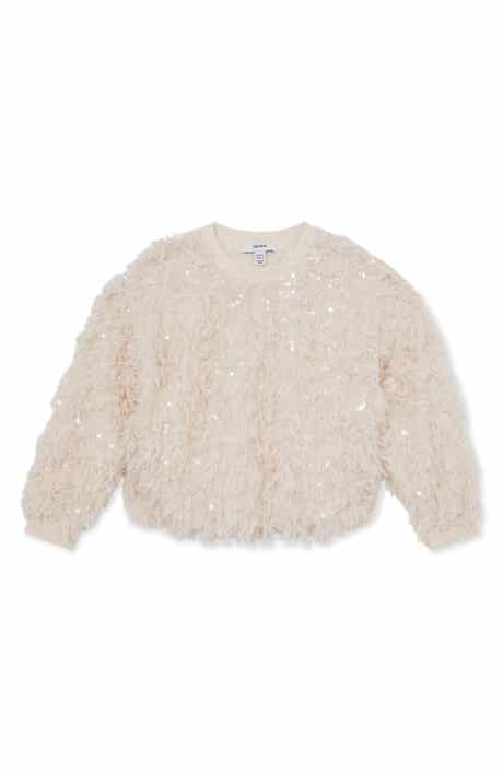 Kids' Roxy Sequin Fringe Sweater