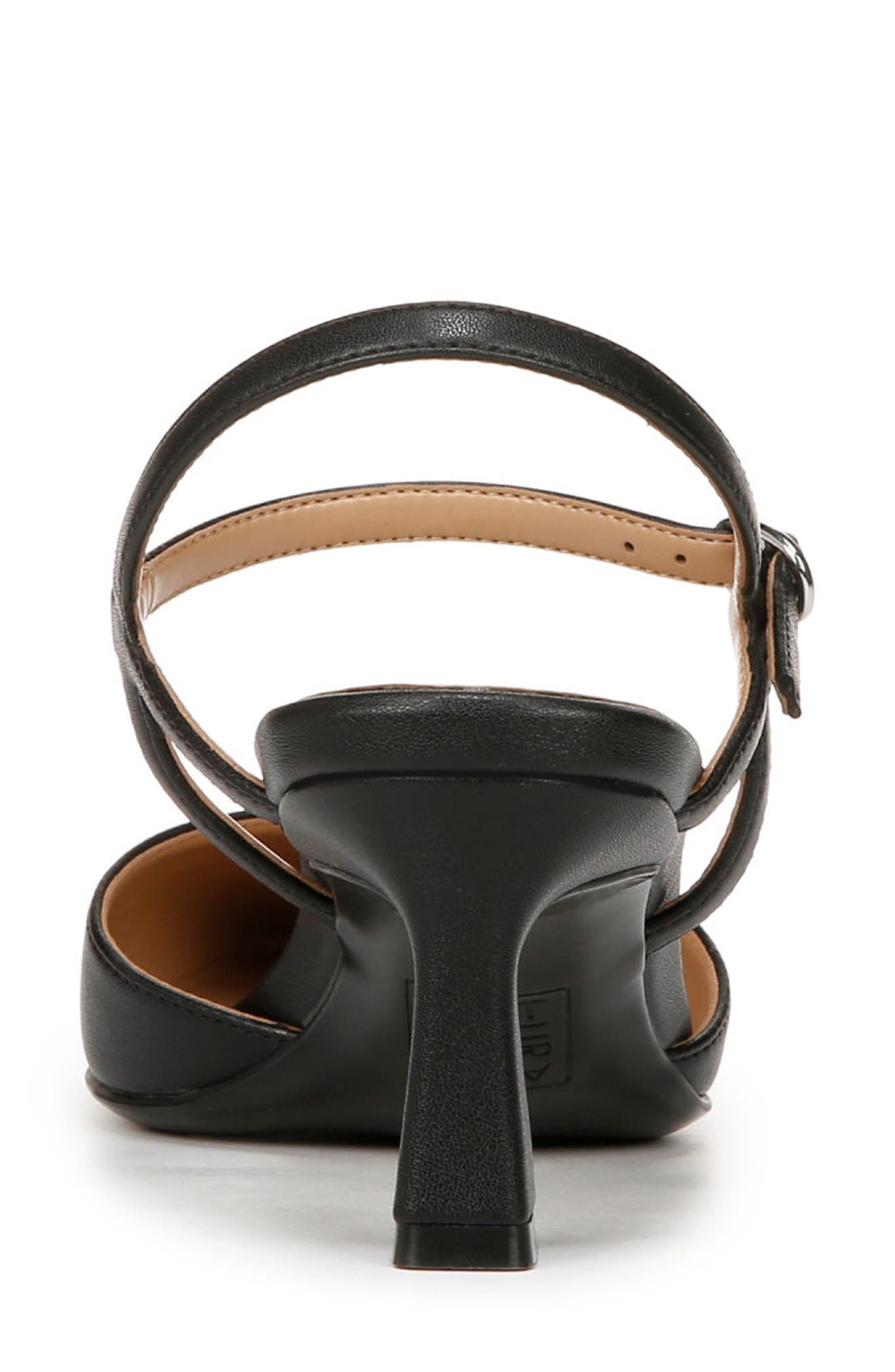 Naturalizer Tara Ankle Strap Pump, Alternate, color, Black