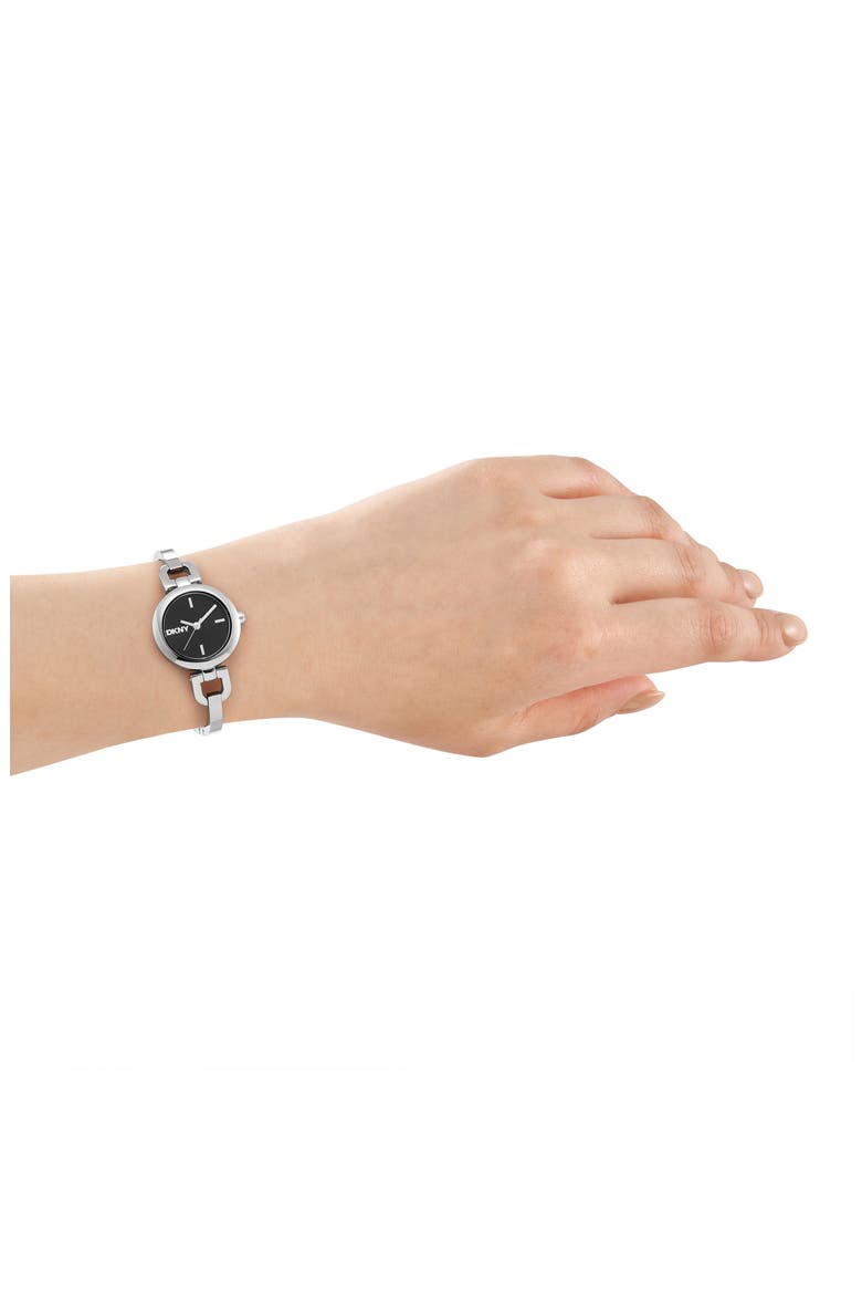 Signature Shape Bracelet Watch, 26mm, Alternate, color, BLACK