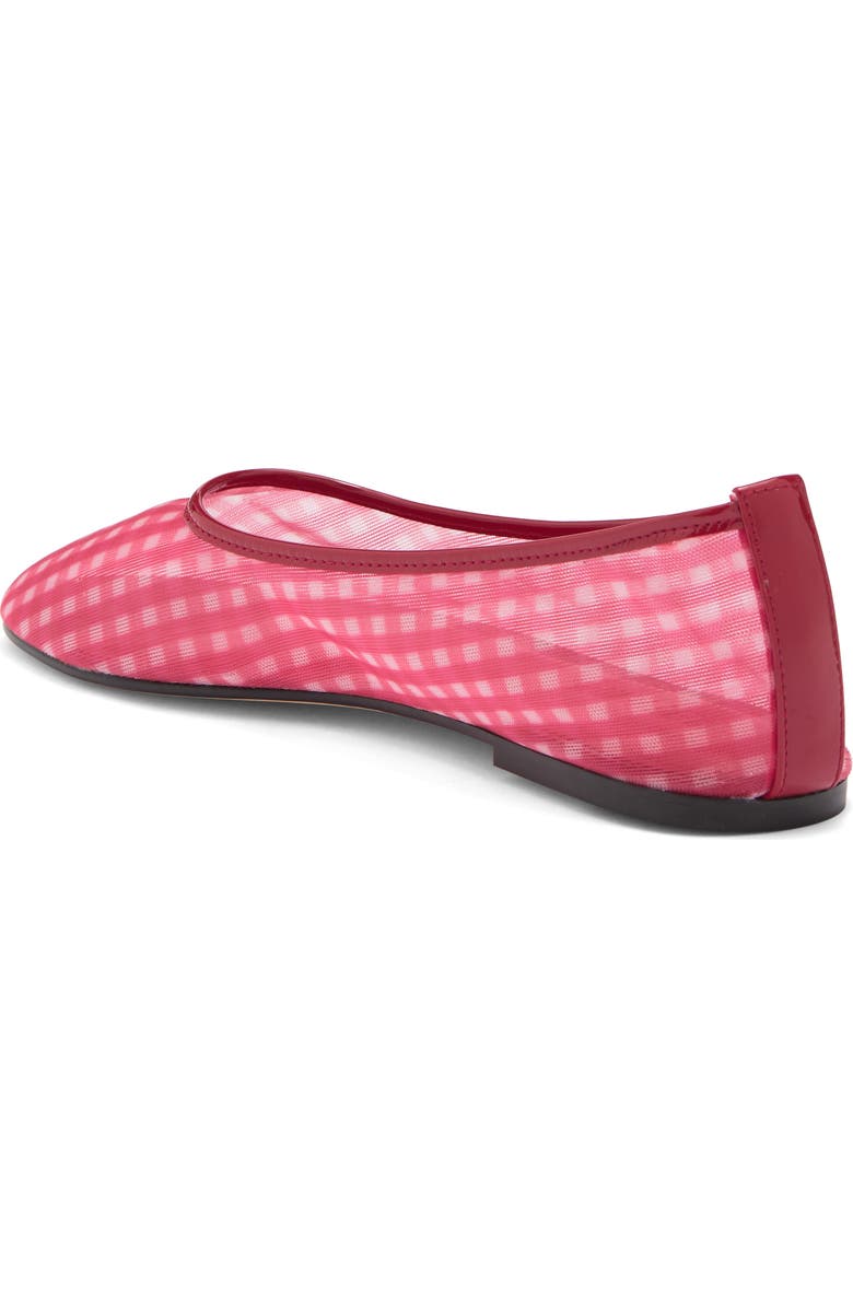 Steve Madden Meadow Flat, Alternate, color, Red Gingham