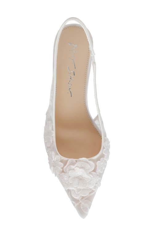 Shop Betsey Johnson Dian Slingback Pump In Ivory