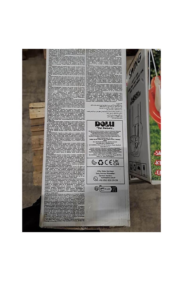 Dolu Smart Swing Red & White Age 1+, Alternate, color, Multicolored