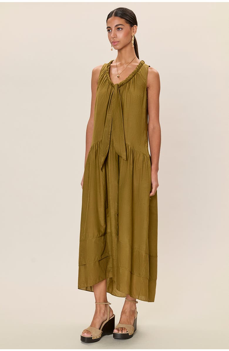 Rebecca Taylor Lilou Sleeveless Dress, Alternate, color, Leaf Green